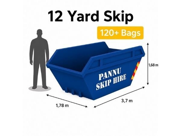 12 yard skip for bulky lightweight waste
